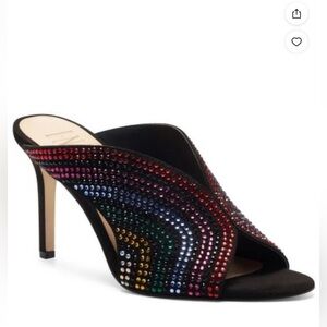 INC Livana Rainbow Slide Mule Sandal NWOB- Size 7